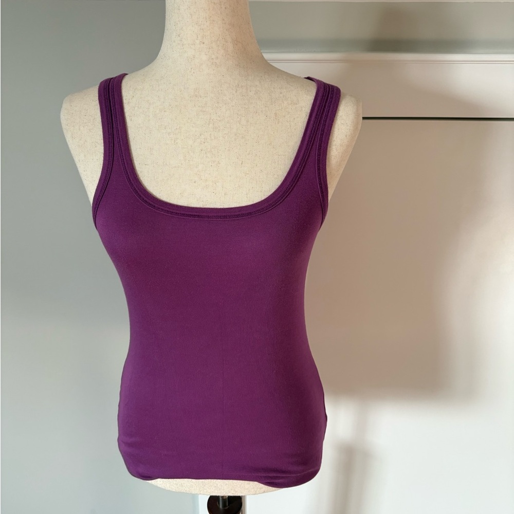 Splendid Medium Purple Scoop Neck Tank Top